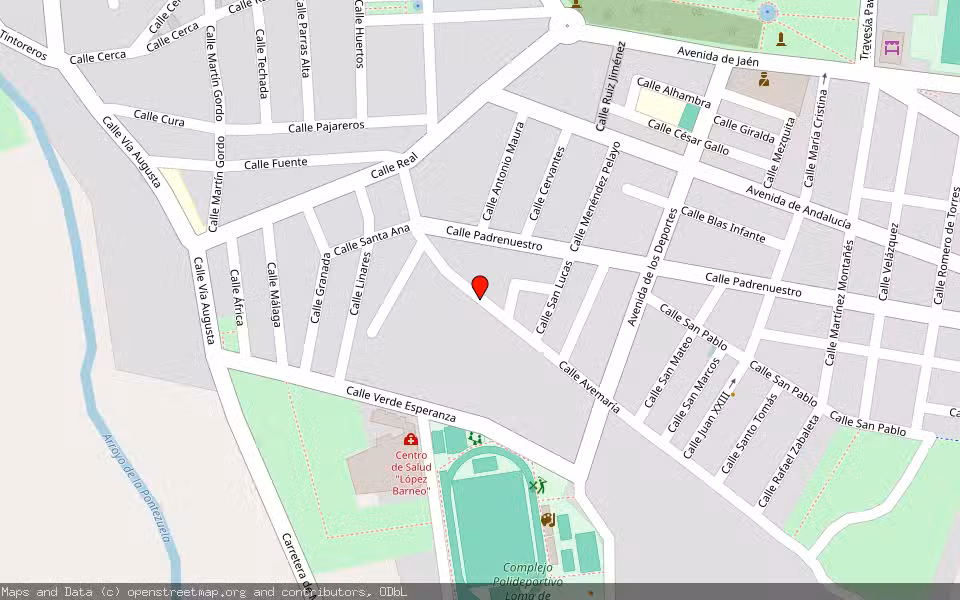 Mapa de Subasta Inmueble (Vivienda) en Torredonjimeno, Jaén
