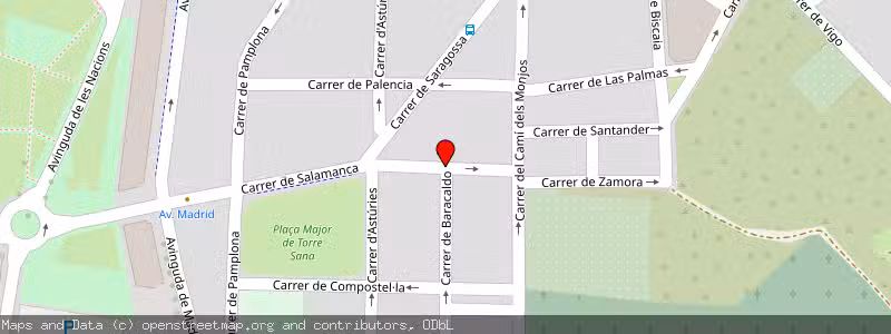 Mapa de Subasta de Inmueble (Garaje) en Terrassa, Barcelona 