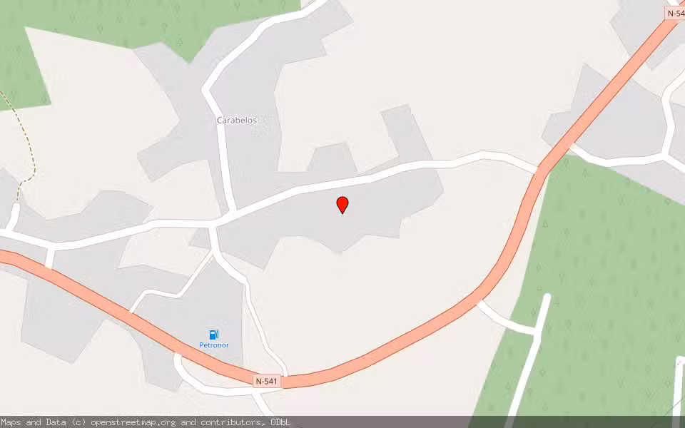 Mapa de Subasta Inmueble (Vivienda) en Mourente, Pontevedra