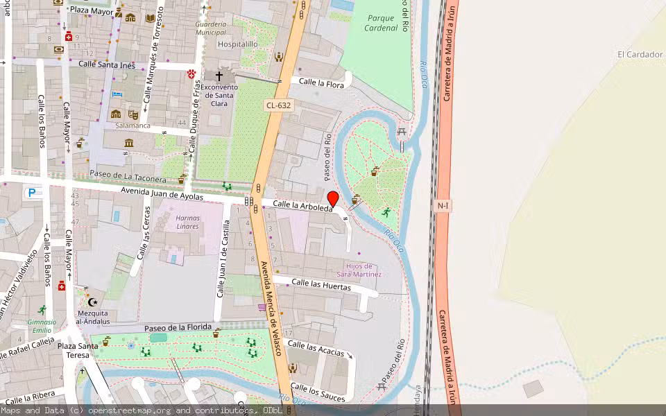 Mapa de Subasta Inmueble (Local comercial) en Briviesca, Burgos
