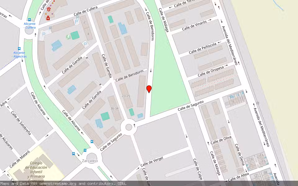 Mapa de Subasta Inmueble (Garaje) en Arroyomolinos, Madrid