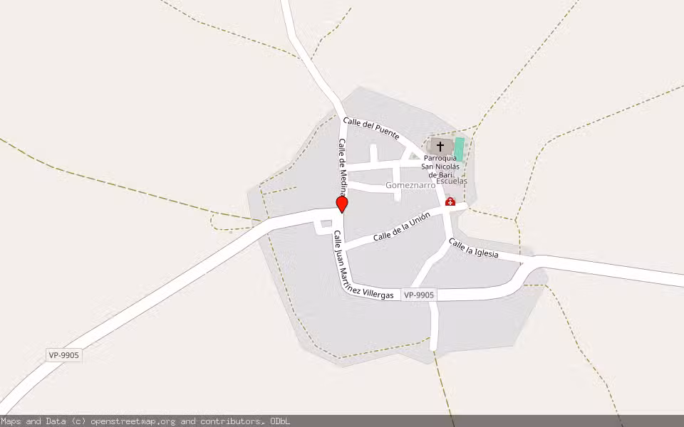 Mapa de Subasta Inmueble (Vivienda) en Medina Del Campo, Valladolid