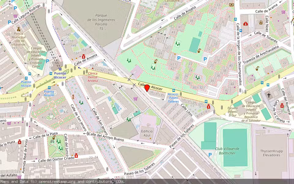 Mapa de Subasta Inmueble (Otros) en Madrid