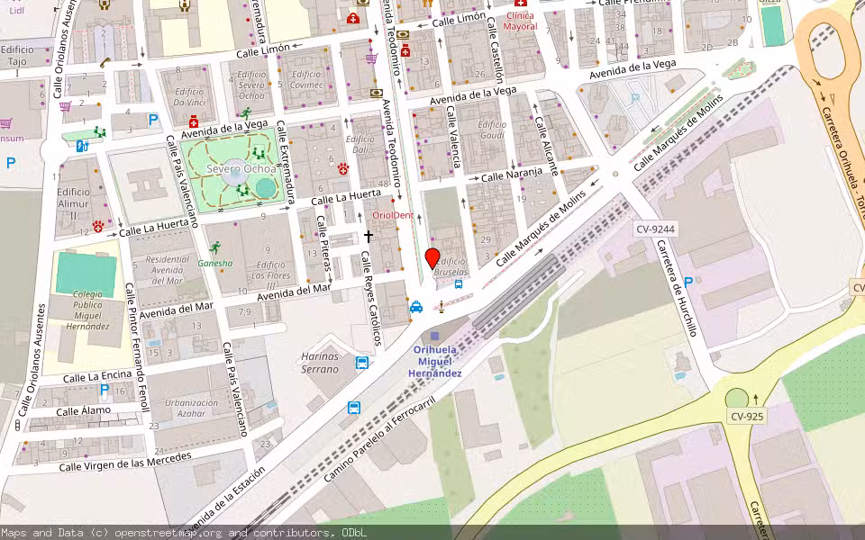 Mapa de Subasta Inmueble (Trastero) en Orihuela, Alicante/Alacant