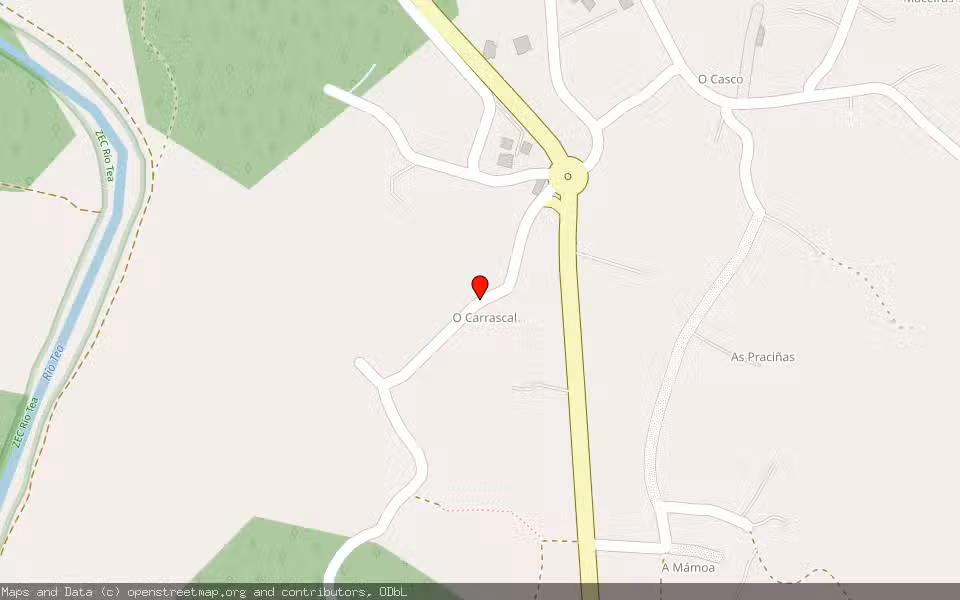 Mapa de Subasta Inmueble (Vivienda) en Salvaterra Do Miño, Pontevedra