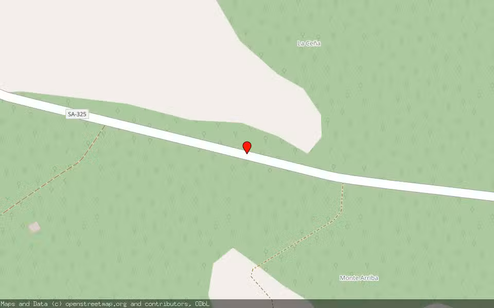Mapa de Subasta Inmueble (Finca rústica) en Villavieja De Yeltes, Salamanca