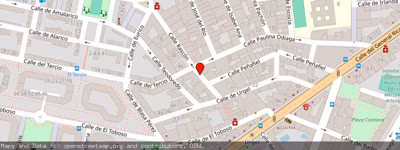 Mapa de Subasta de Inmueble (Vivienda) en Madrid, Madrid 