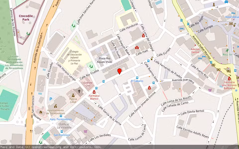 Mapa de Subasta Inmueble (Garaje) en Torremolinos, Málaga