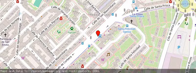 Mapa de Subasta de Inmueble (Local comercial) en Madrid, Madrid 