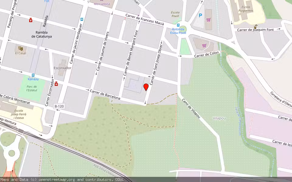 Mapa de Subasta Inmueble (Otros) en Olesa De Montserrat, Barcelona