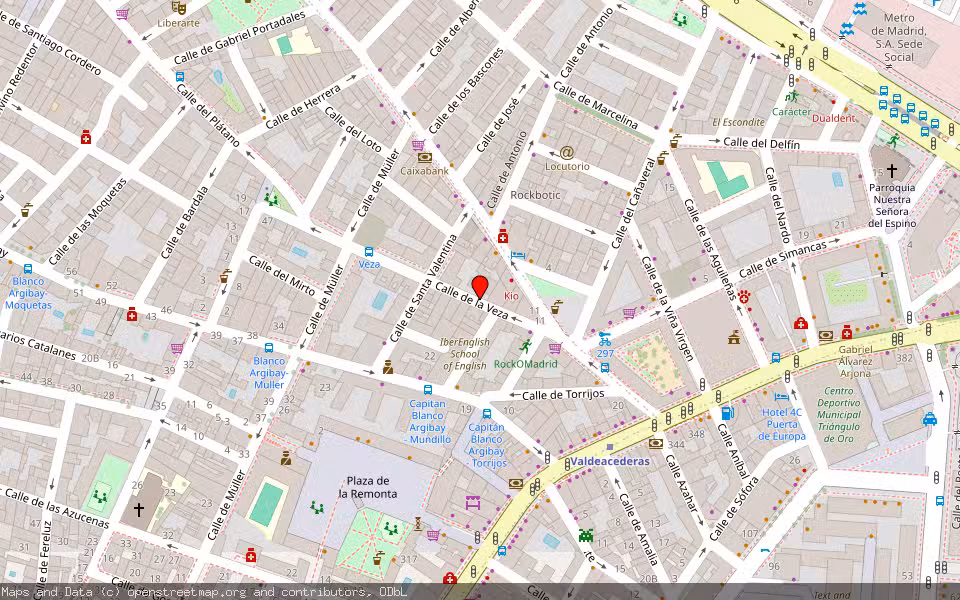 Mapa de Subasta Inmueble (Vivienda) en Madrid