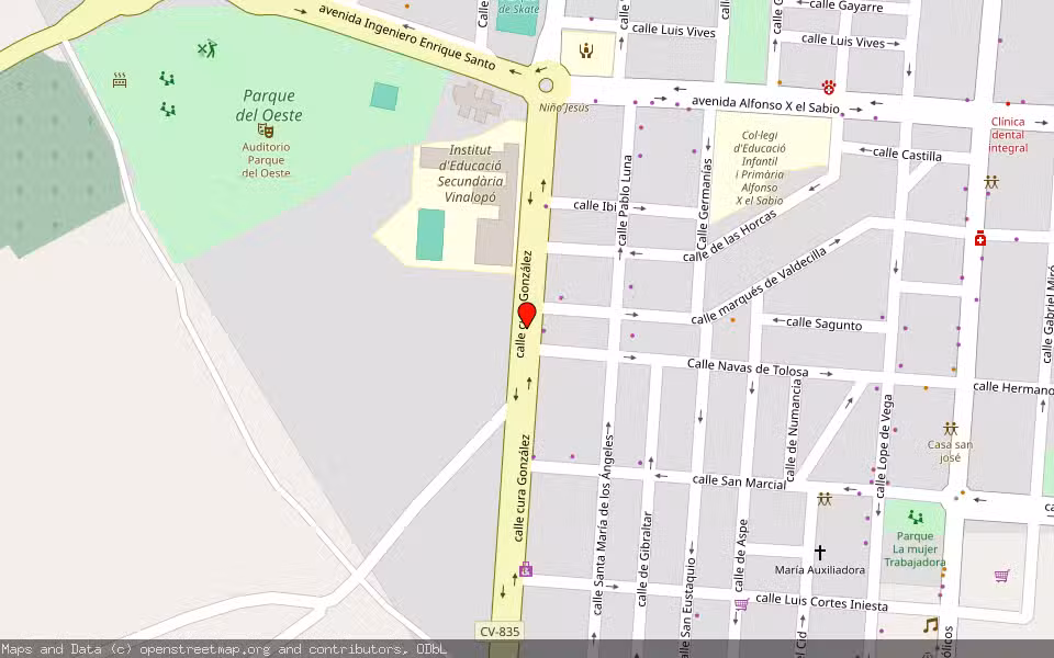 Mapa de Subasta Inmueble (Finca rústica) en Novelda, Alicante/Alacant
