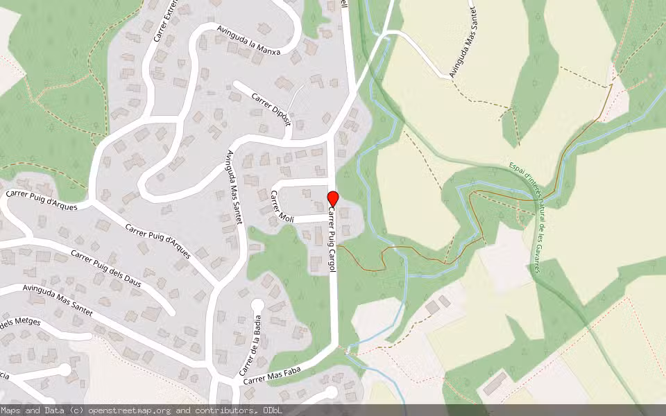 Mapa de Subasta Inmueble (Vivienda) en Calonge I Sant Antoni, Girona