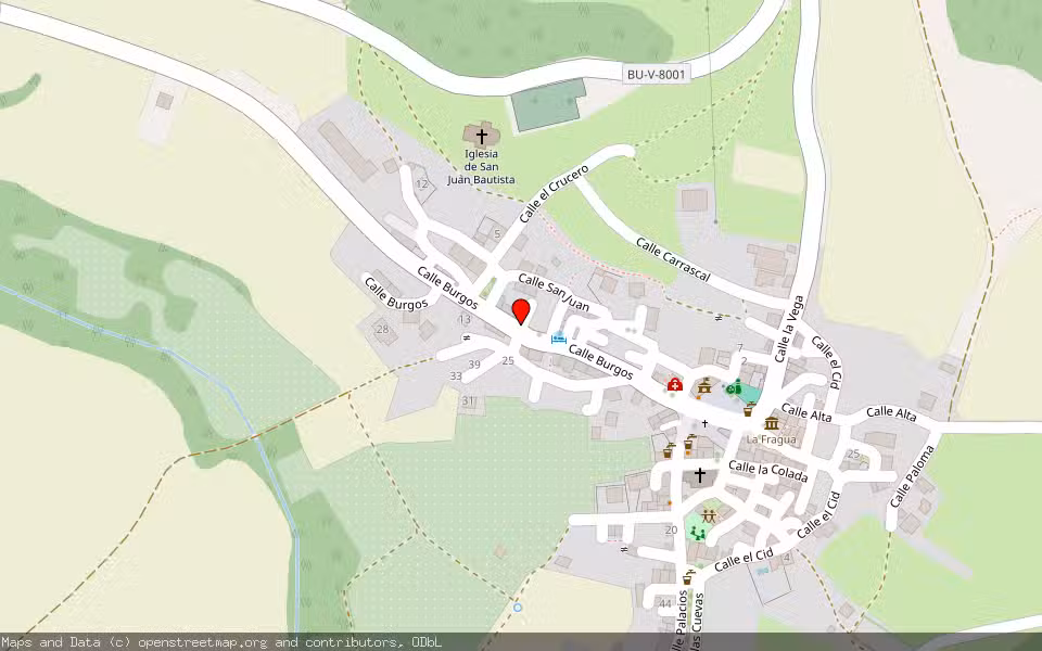 Mapa de Subasta Inmueble (Finca rústica) en Burgos