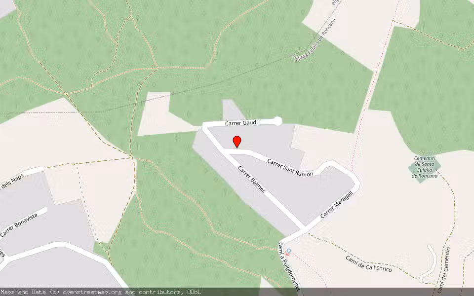 Mapa de Subasta Inmueble (Vivienda) en Santa Eulalia De Ronçana, Barcelona