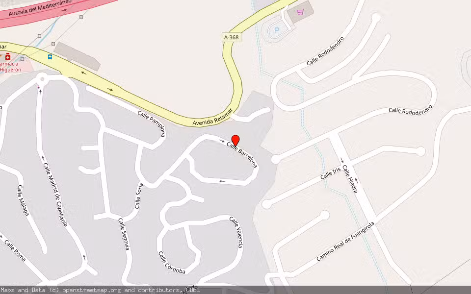 Mapa de Subasta Inmueble (Vivienda) en Benalmadena, Málaga