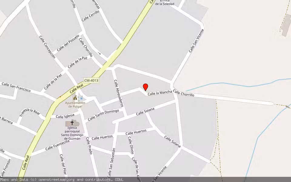 Mapa de Subasta Inmueble (Vivienda) en Pulgar, Toledo