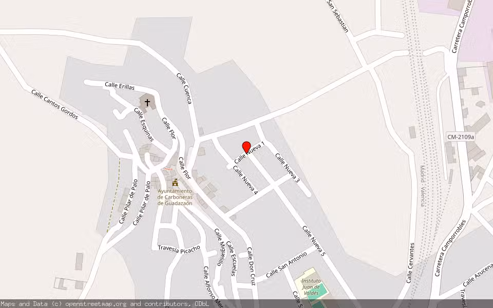 Mapa de Subasta Inmueble (Vivienda) en Carboneras, Almería