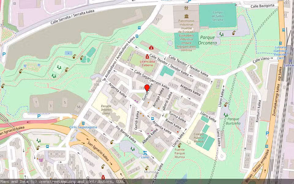 Mapa de Subasta Inmueble (Vivienda) en Barakaldo, Bizkaia