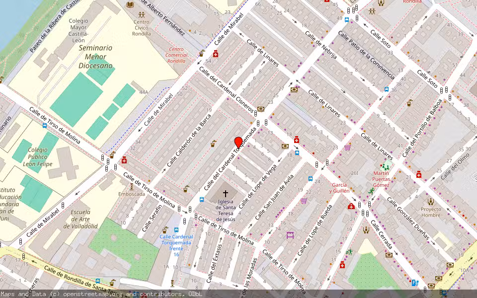 Mapa de Subasta Inmueble (Vivienda) en Valladolid