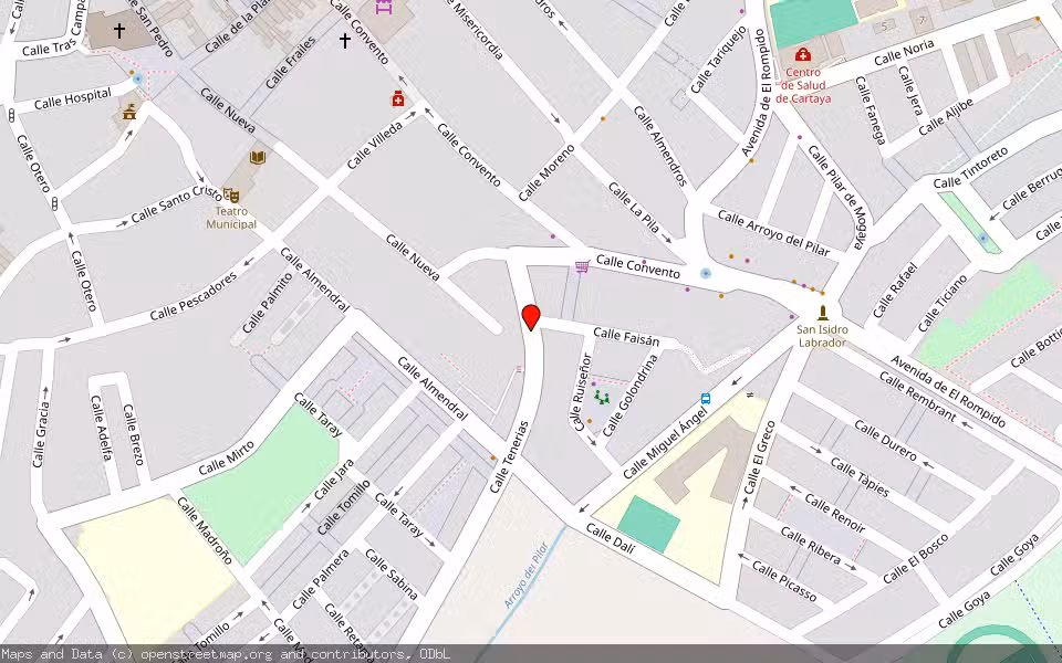 Mapa de Subasta Inmueble (Vivienda) en Cartaya, Huelva