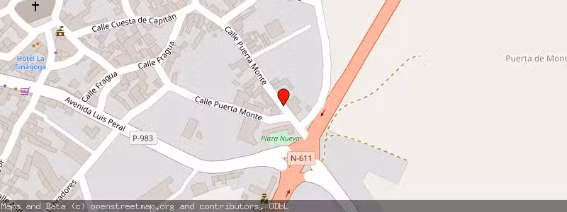 Mapa de Subasta de Inmueble (Vivienda) en Pedreguer, Palencia 