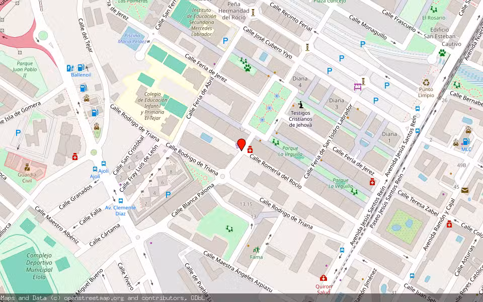 Mapa de Subasta Inmueble (Garaje) en Fuengirola, Málaga