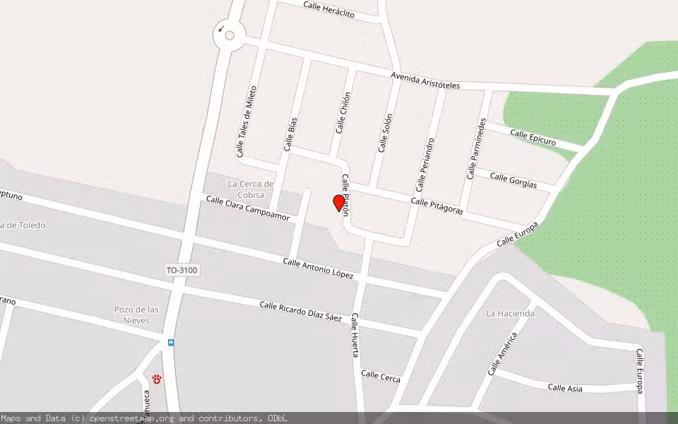 Mapa de Subasta Inmueble (Solar) en Cobisa, Toledo