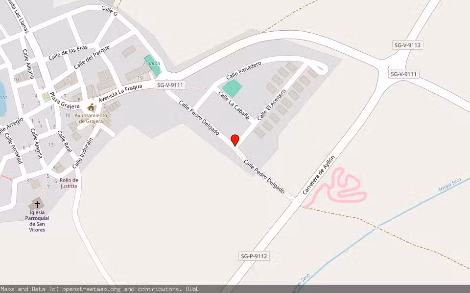 Mapa de Subasta Inmueble (Finca rústica) en Grajera, Segovia