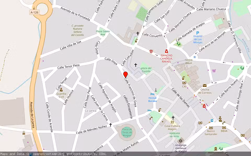 Mapa de Subasta Inmueble (Otros) en Alagón, Zaragoza