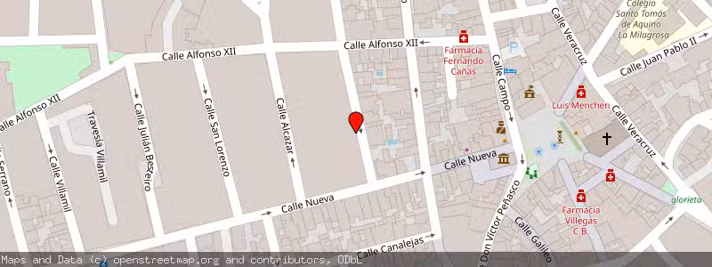 Mapa de Subasta de Inmueble (Vivienda) en Tomelloso, Ciudad Real 