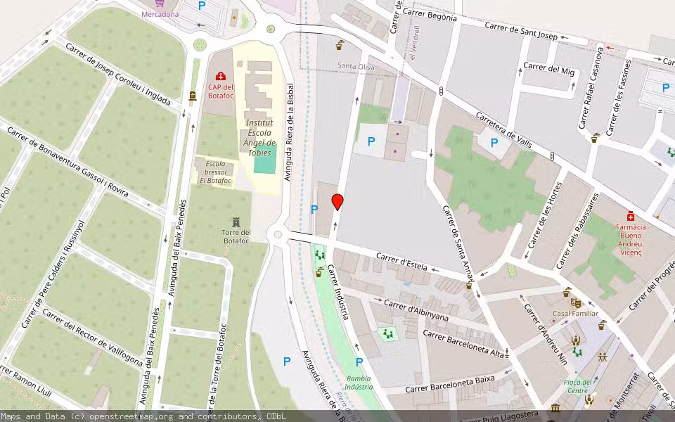 Mapa de Subasta Inmueble (Vivienda) en Vendrell (el), Tarragona