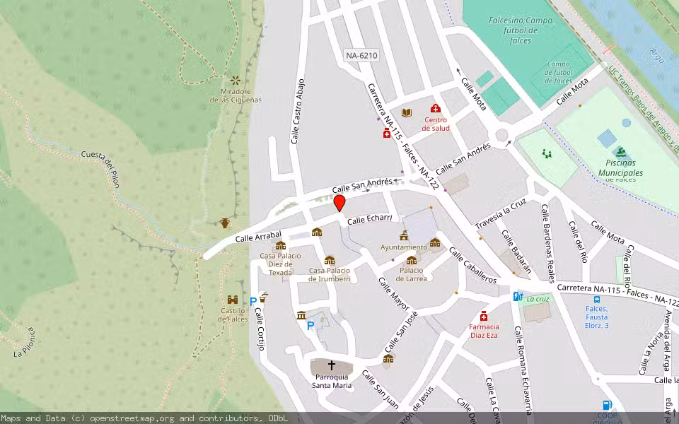 Mapa de Subasta Inmueble (Otros) en Falces, Navarra