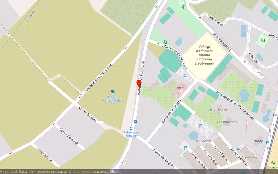 Mapa de Subasta Inmueble (Vivienda) en El Campello, Alicante/Alacant