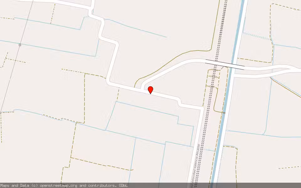 Mapa de Subasta Inmueble (Finca rústica) en Alginet, Valencia/València