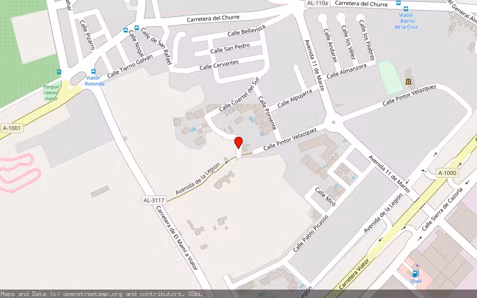 Mapa de Subasta Inmueble (Otros) en Viator, Almería