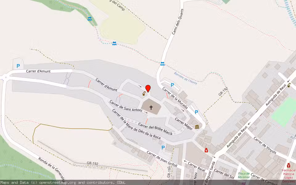 Mapa de Subasta Inmueble (Vivienda) en Mont-roig Del Camp, Tarragona