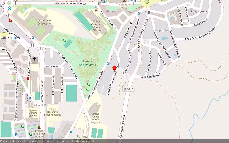 Mapa de Subasta Inmueble (Vivienda) en Jaén