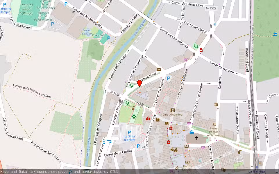 Mapa de Subasta Inmueble (Vivienda) en La Garriga, Barcelona