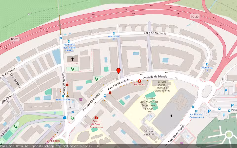 Mapa de Subasta Inmueble (Vivienda) en Toledo