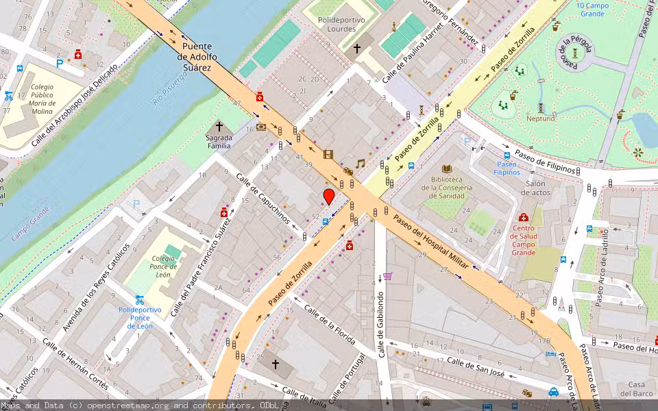 Mapa de Subasta Inmueble (Otros) en Valladolid