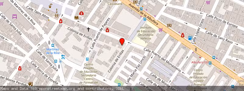 Mapa de Subasta de Inmueble (Vivienda) en Madrid, Madrid 