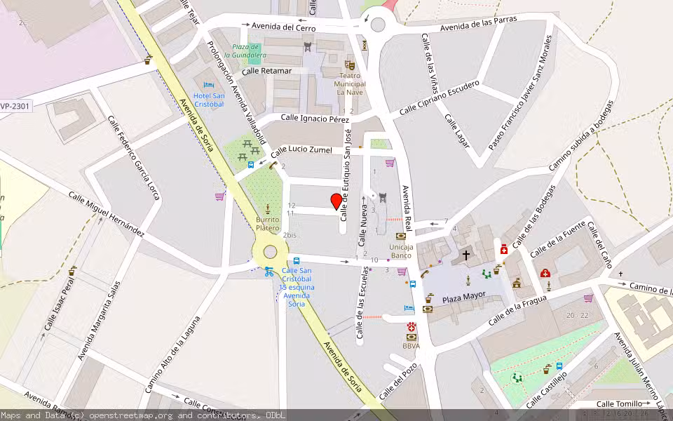 Mapa de Subasta Inmueble (Vivienda) en La Cisterniga, Valladolid