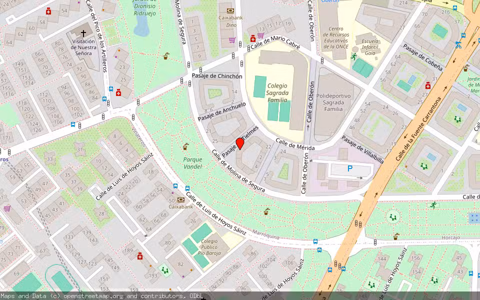 Mapa de Subasta Inmueble (Local comercial) en Madrid