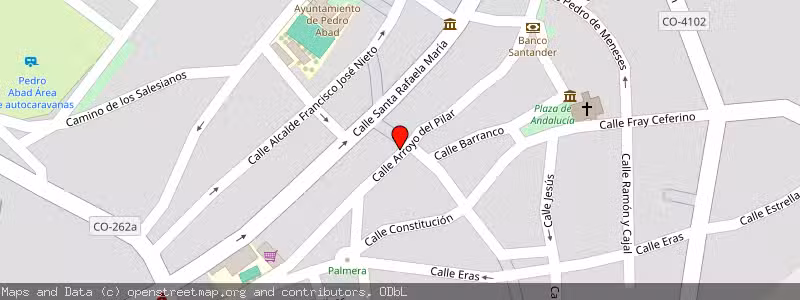 Mapa de Subasta de Inmueble (Local comercial) en Pedro Abad, Córdoba 