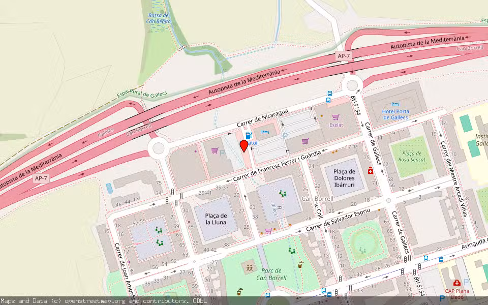 Mapa de Subasta Inmueble (Vivienda) en Mollet Del Vallès, Barcelona
