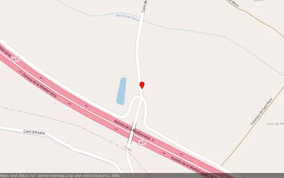 Mapa de Subasta Inmueble (Finca rústica) en Nules, Castellón/Castelló