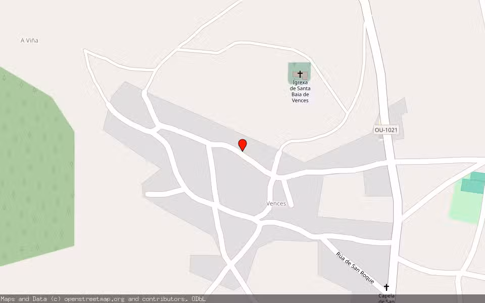 Mapa de Subasta Inmueble (Garaje) en Monterrei, Ourense