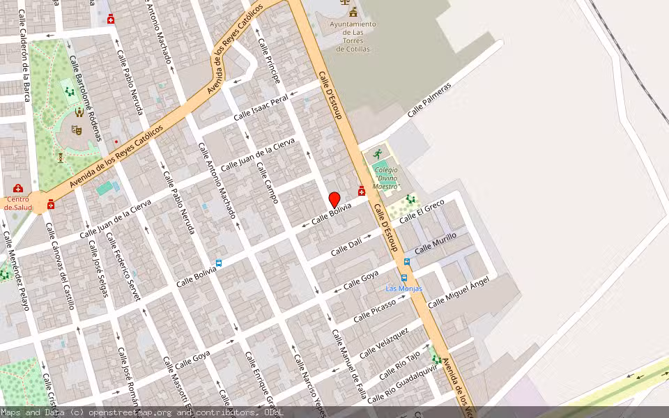 Mapa de Subasta Inmueble (Vivienda) en Torres De Cotillas, Murcia