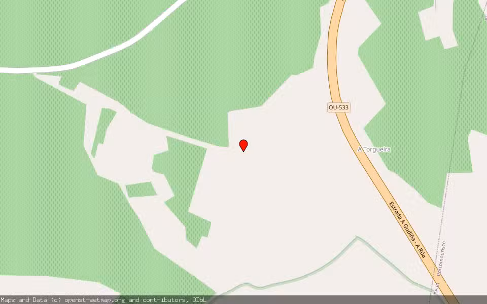 Mapa de Subasta Inmueble (Finca rústica) en Larouco, Ourense